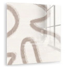Moderne kunst - Beige - Abstract plexiglas 5mm klein -zzzproduct_nieuw