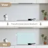 Terrazzo - Patroon - Kleurrijk - Baby Blauw keuken achterwand spatscherm klein 900 -voor_na_NL