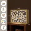 Hout - Boomstammen - Textuur Light Box met batterij (Wandlamp) middel -USP_websiteoverzichtNL