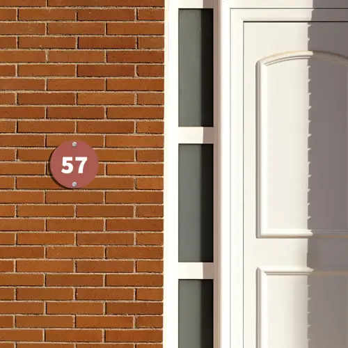 Terracotta - Traditioneel Naambord Rond klein -sfeer3-rond-XS