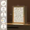 Mozaïek - Stenen - Beige Light Box met kabel (Tafellamp) klein 925 -USP_NL