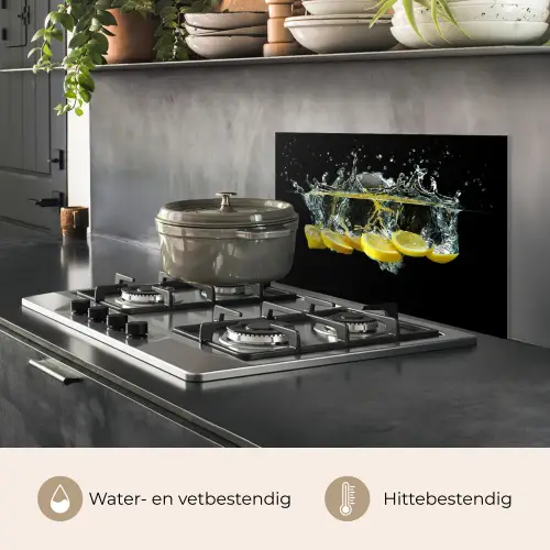 Citroen - Fruit - Geel - Stilleven - Water keuken achterwand spatscherm klein -usp_NL