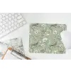Klassiek - Botanisch - Groen muismat rubber klein 262 -witbureau