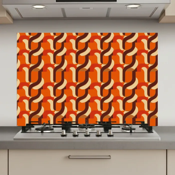 Retro - Modern - Kleurrijk keuken achterwand spatscherm klein 900 -3d_website