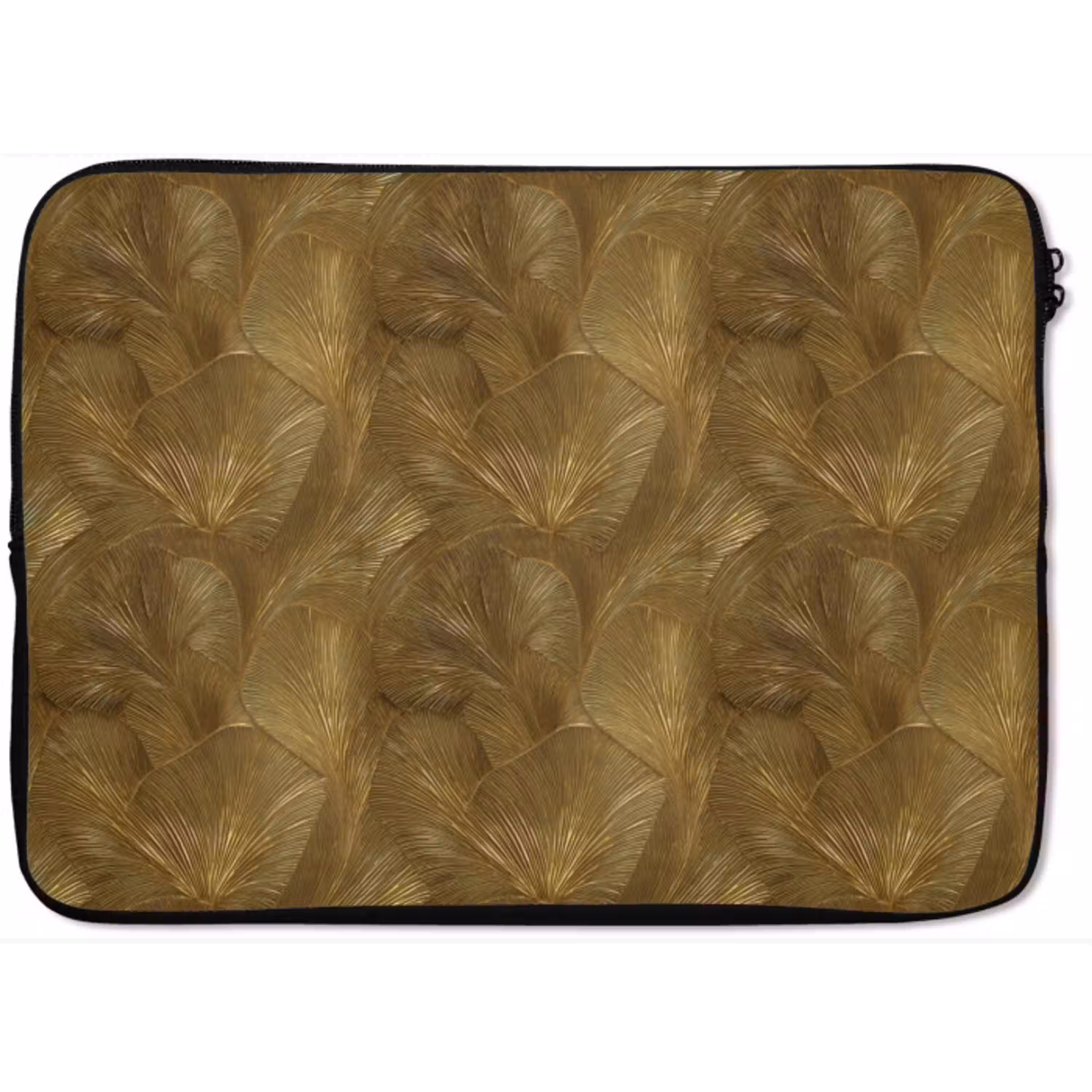 Organisch - Lijnen - Goud laptophoes neopreen klein 279 -zkaufland3dotto