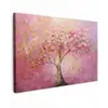 Boom - Roze - Goud - Modern canvas 2cm klein -z3d
