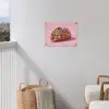 Taco - Kleurrijk - Edelstenen - Goud tuinposter los doek klein -sfeer8