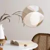Ovale vormen - Transparant - Zachte overgang Wandcirkel kunststof plaat 5mm dik klein -sfeer4