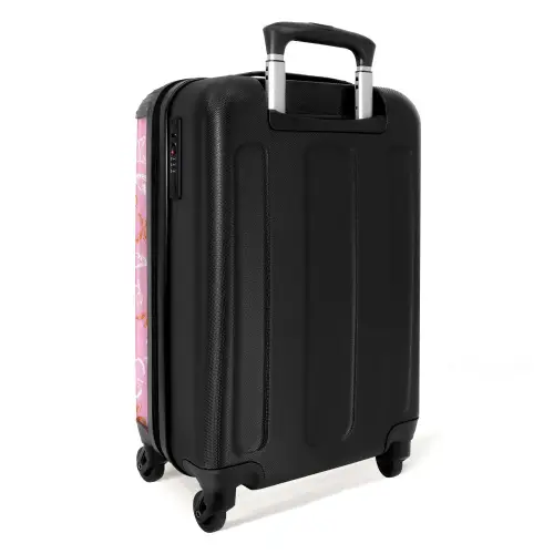 Patroon van gekleurde vlinders NBS - Handbagage koffer - Kinderen Unisex middel -achterkant