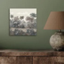 Tropisch - Landschap - Illustratie aluminium wit klein -sfeer2