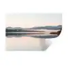 Water - Bomen - Mistlaag Muursticker klein -3d