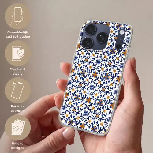 Patroon - Modern - Kleurrijk Telefoonhoesje iPhone 17 Pro klein 878 -sfeer3_NL