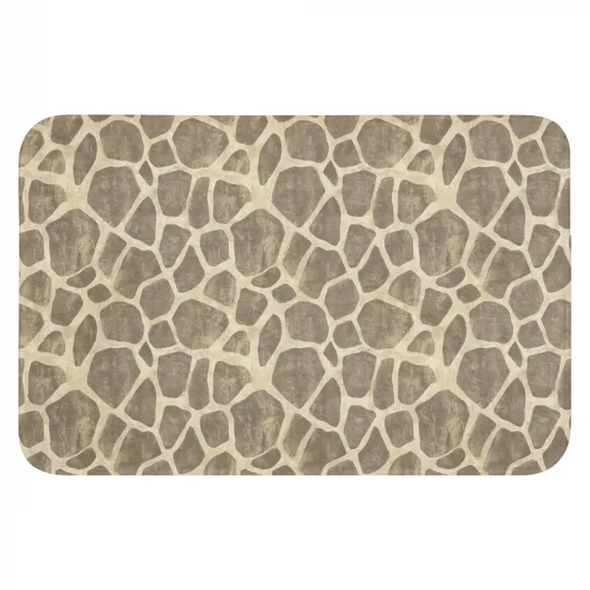 WC Mat - Giraf - Patroon - Beige - Bruin