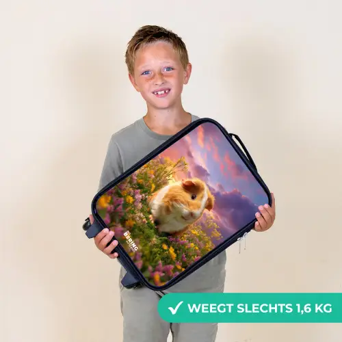 Cavia - Natuur - Dier Kinderkoffer - Zwart klein -sfeer4_NL