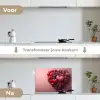 Fruit - Hartjes - Aardbeien - Frambozen - Bosbessen keuken achterwand spatscherm klein -voor_na_NL