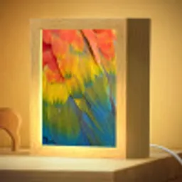 Veren - Ara - Kleurrijk Light Box met kabel (Kinderlampje) klein -zzzz_3d_website