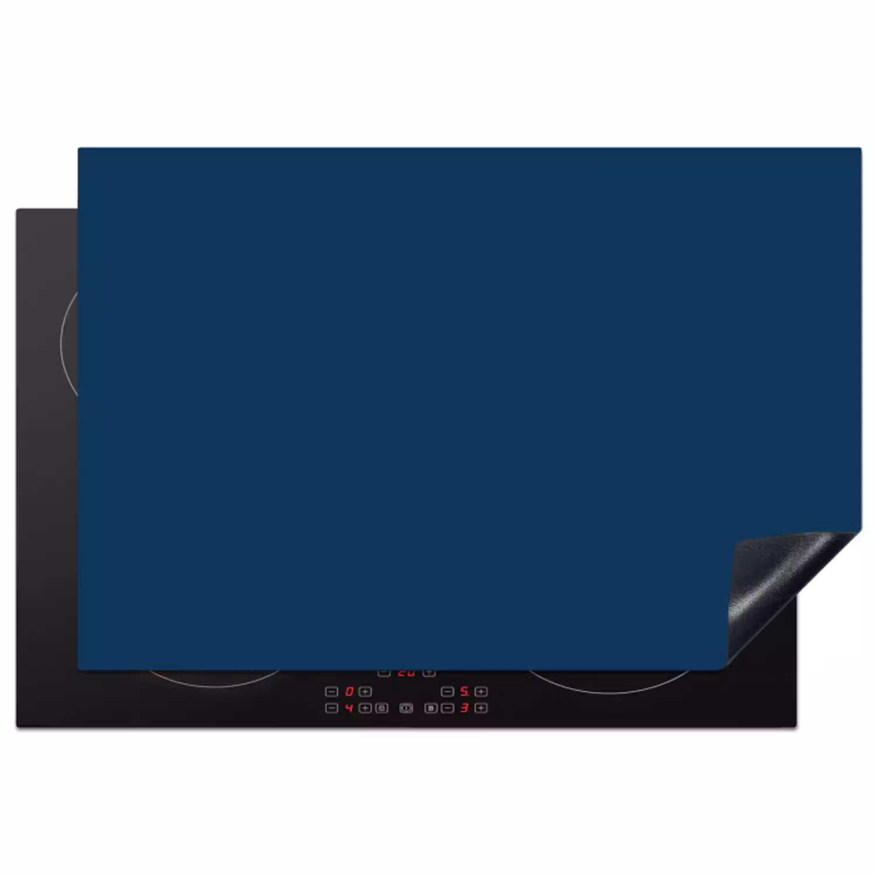 Deep - Ocean - Blauw Inductie beschermer vinyl 3mm klein 276 -3d