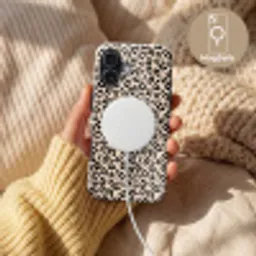 Panterprint - Zwart - Bruin - Dierenprint Toughcase MagSafe Apple iPhone 17 klein -USP_MagsafeV