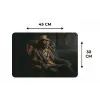 Kat - Pak - Oranje - Sigaar Placemat vinyl groot -specs