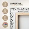 Lustlijnen - Vloeiend - Energiek canvas 2cm xxl 828 -sfeer2