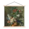 Stilleven met bloemen - Schilderij van Jan van Huysum textielposter latten blank klein -3d