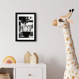Coffee - Espresso - Koffiemachine - Kop fotolijst zwart zonder passe partout klein -usfeer4_kinderkamer