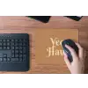 Yee haw - Bruin - Minimalistisch muismat rubber klein -toetsenbord