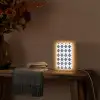 Tegelmotief - Blauw - Wit - Bloem Light Box met kabel (Tafellamp) klein 925 -sfeer4