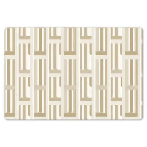 Modern - Geometrisch - Beige Placemat vinyl groot 368 -zzsfeer1_Kitchenyeah-website