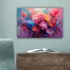 Bloemen - Roze - Watercolor - Kunst canvas 2cm klein -sfeer4