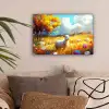Schaap - Weide - Bloemen canvas 2cm klein -sfeer1