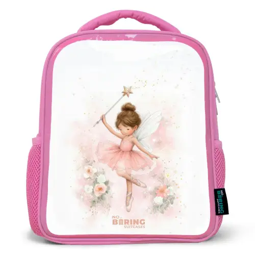 Ballerina fee in roze Kinderrugzak - Roze middel -3d
