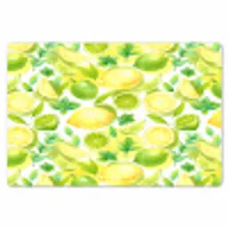 Citroen - Geel - Limoen - Groen Placemat vinyl groot 368 -zzsfeer1_Kitchenyeah-website
