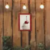 Cupcake - Kers - Rood tuinposter los doek klein -sfeer1