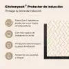 Beige - Zigzag - Patroon Inductie beschermer vinyl 3mm middel 274 -zzzzzzusp-haakje_ES