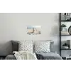 Stenen - Stapel - Zand - Zee Muursticker klein -slaapkamer