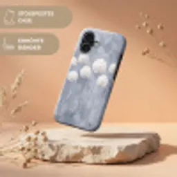 Bloemen - Illustratie - Blauw Toughcase MagSafe Apple iPhone 17 klein -USP_RandenV_DE