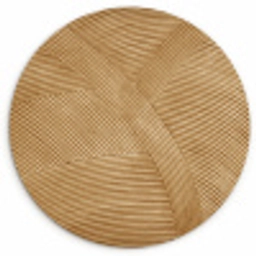 Structuur - Natuur - Kunst - Rotan Wandcirkel kunststof plaat 5mm dik klein -3d