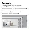 Badeend - Minimalistisch - Wit Muismat XXL klein -sfeer5