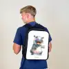 Baby nijlpaard Rugzak - Zwart middel -sfeer8