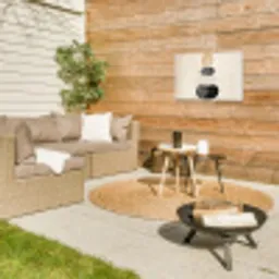 Japandi - Wabi sabi - Beige Tuinposter op houten frame 2 cm dik klein -sfeer2