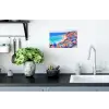 Bloemenweide - Zee - Zomers Muursticker klein -keuken