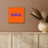 See the good - Paars - Oranje - Smiley aluminium wit klein -sfeer4