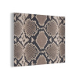 Slangenprint - Python - Bruin PET vilt klein -3d
