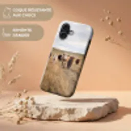 Runderen - Kudde - Landschap - Weide - Rustig Toughcase MagSafe Apple iPhone 17 klein -USP_RandenV_FR