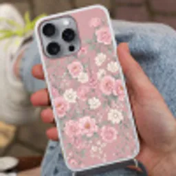Pioenrozen - Vingerhoedskruid - Pink Hoesje iPhone 16 Pro Max met koord klein -sfeer3