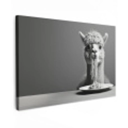 alpaca-3-2-gigapixel-standard-v2-6x Tuinposter op houten frame 2 cm dik klein -3d