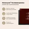 She plans she glows she achieves - Rood - Cursief Inductie beschemer met haakjes klein -ky-usp-de