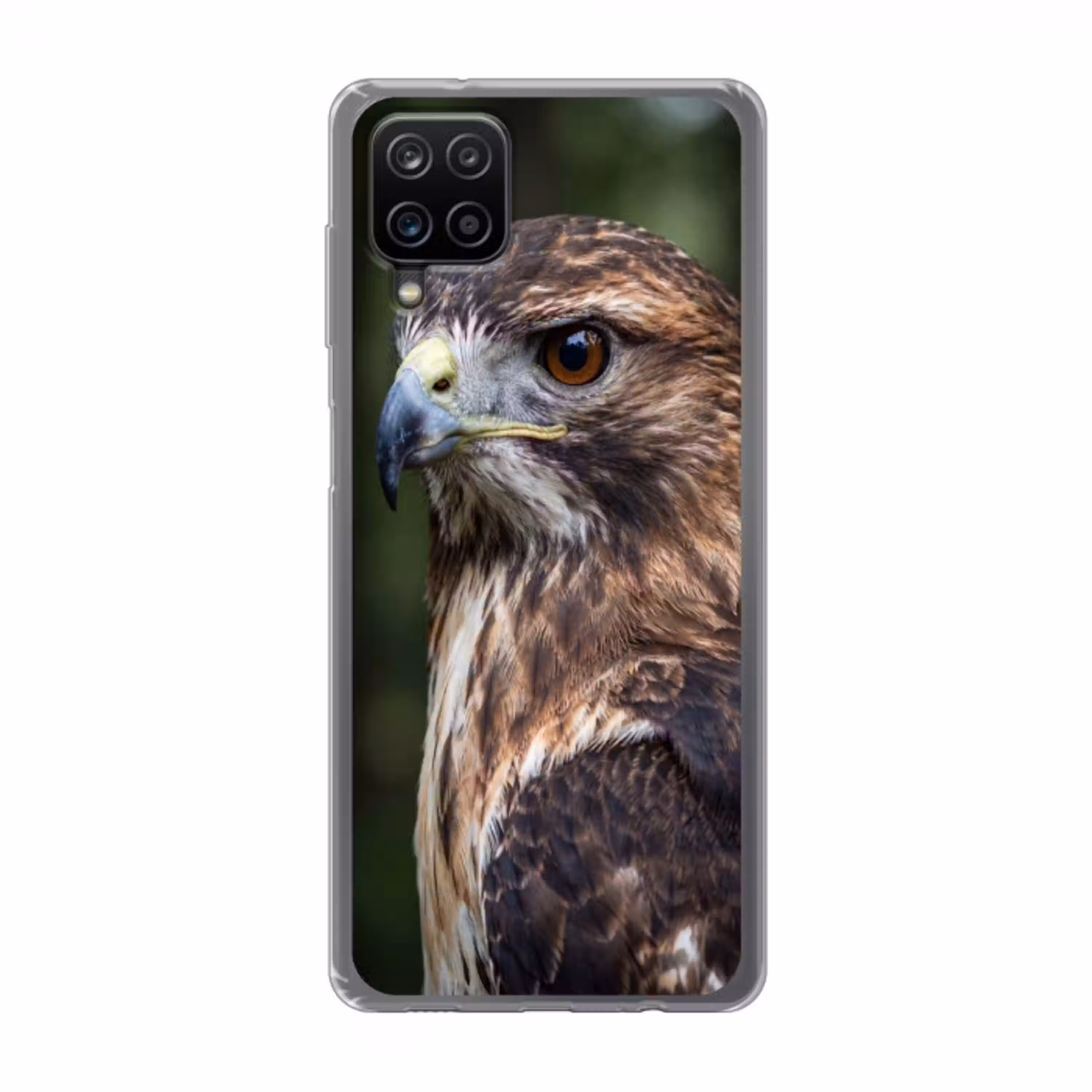 Buizerd - Roofvogel - Natuur - Bruin Telefoonhoesje Samsung Galaxy A12 klein -3d