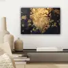 Bloemen - Takken - Goud - Sierlijk canvas 2cm klein -sfeer6